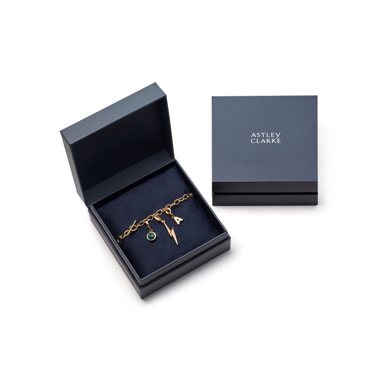 Gold Biography Double Link Bracelet