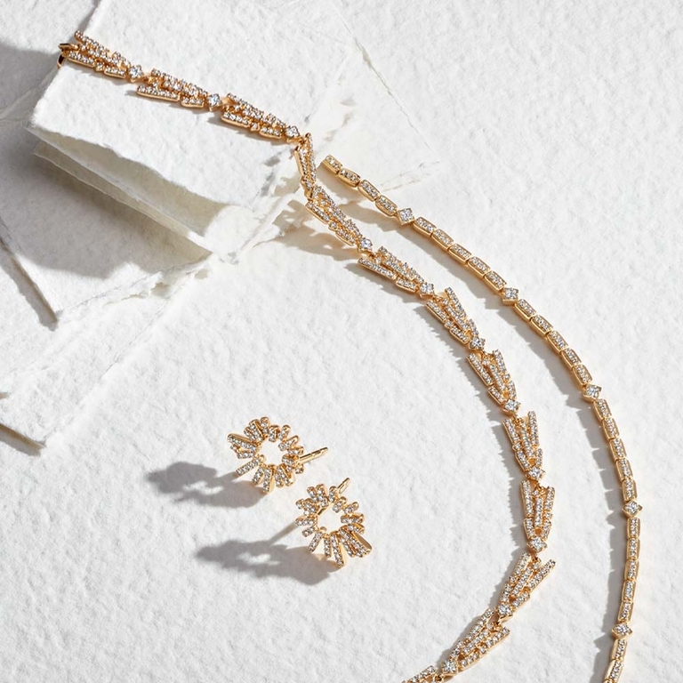 Comet Diamond Tennis Bracelet in Yellow Gold  | Yellow Gold | Astley Clarke London