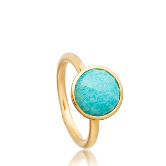 Round Amazonite Stilla Ring