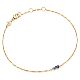 Mini Interstellar Blue Sapphire Bracelet 