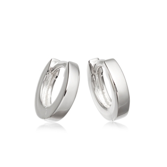 Silver Stilla Mini Huggie Earrings
