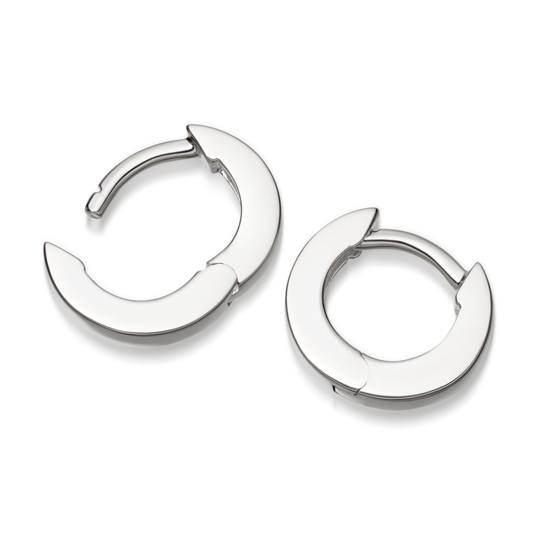 Silver Stilla Mini Huggie Earrings