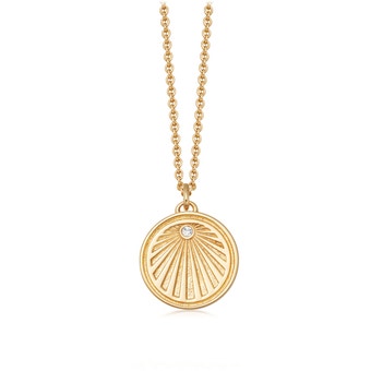 Celestial Sunrise Pendant Necklace