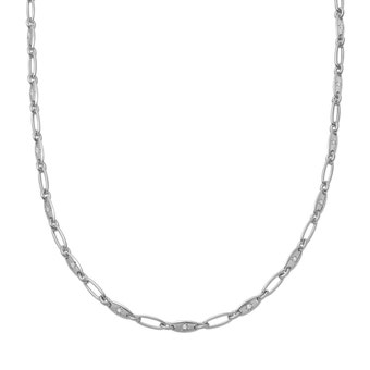 Silver Celestial Orbit Chain Necklace