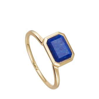 Ottima Lapis Ring in vermeil gold 