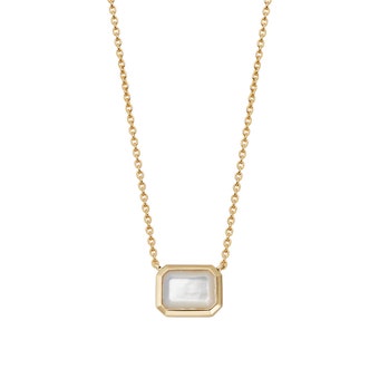 Ottima Mother of Pearl Pendant in Yellow Gold Vermeil | Astley Clarke