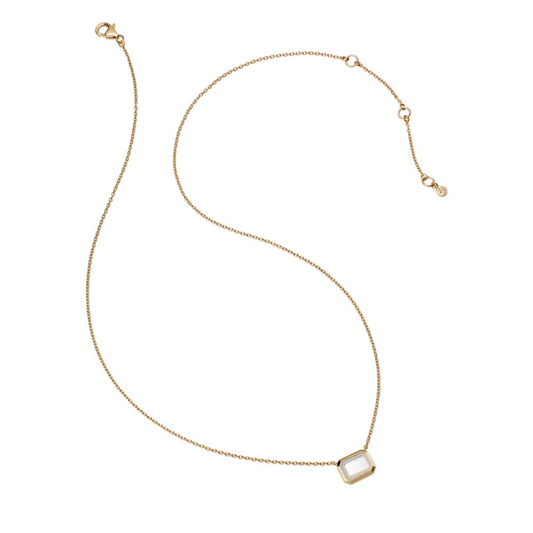 Ottima Mother of Pearl Pendant in Yellow Gold Vermeil | Astley Clarke