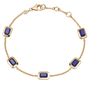 Ottima Lapis Tennis Bracelet in Yellow Gold Vermeil | Astley Clarke