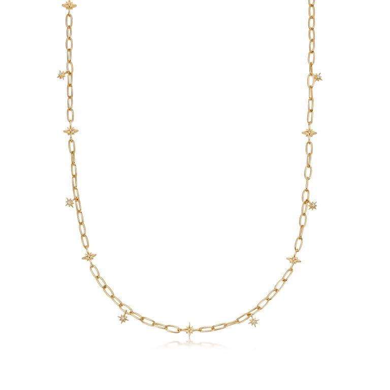Tiny Star Choker in Yellow Gold Vermeil | Astley Clarke