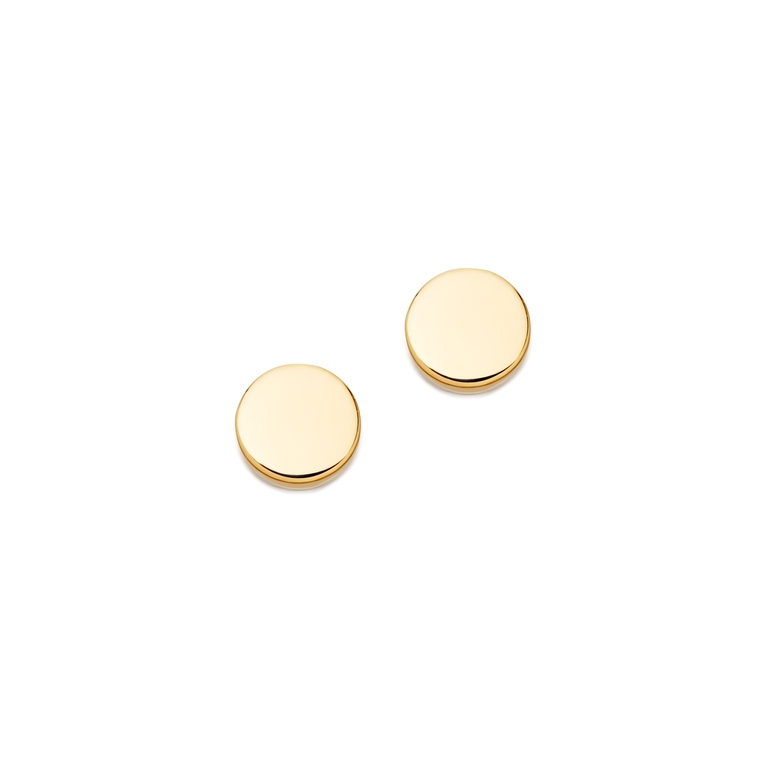 gold mini small stud earrings 