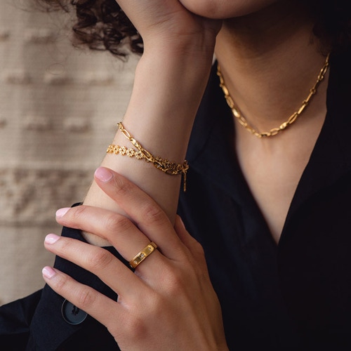 Gold Celestial Orion Ring 