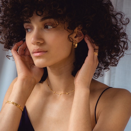 Gold Celestial Soltice Bangle