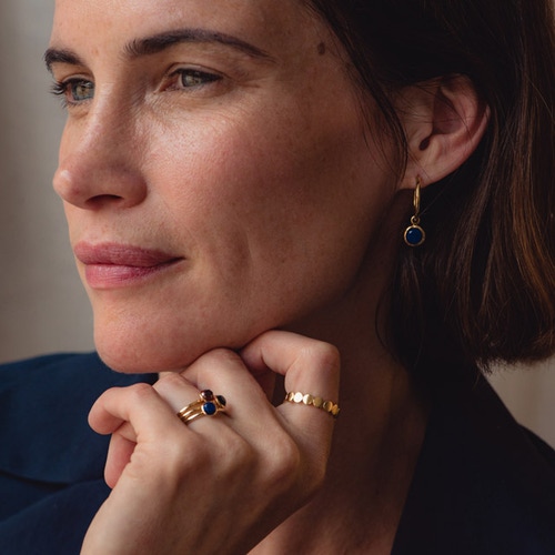 Gold Stilla Mini Lapis Ring 