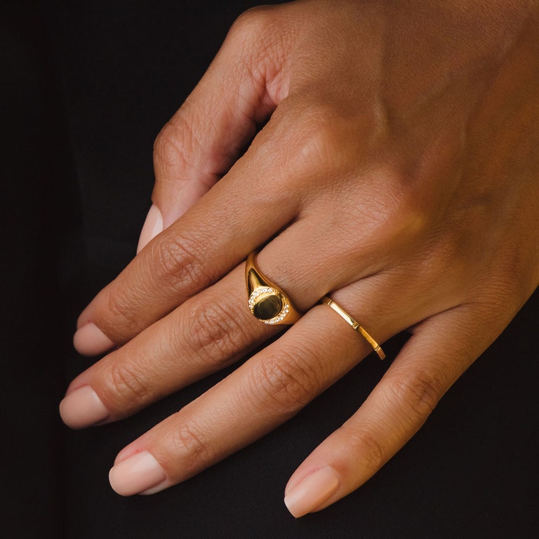 Aubar Ring in Yellow Gold Vermeil