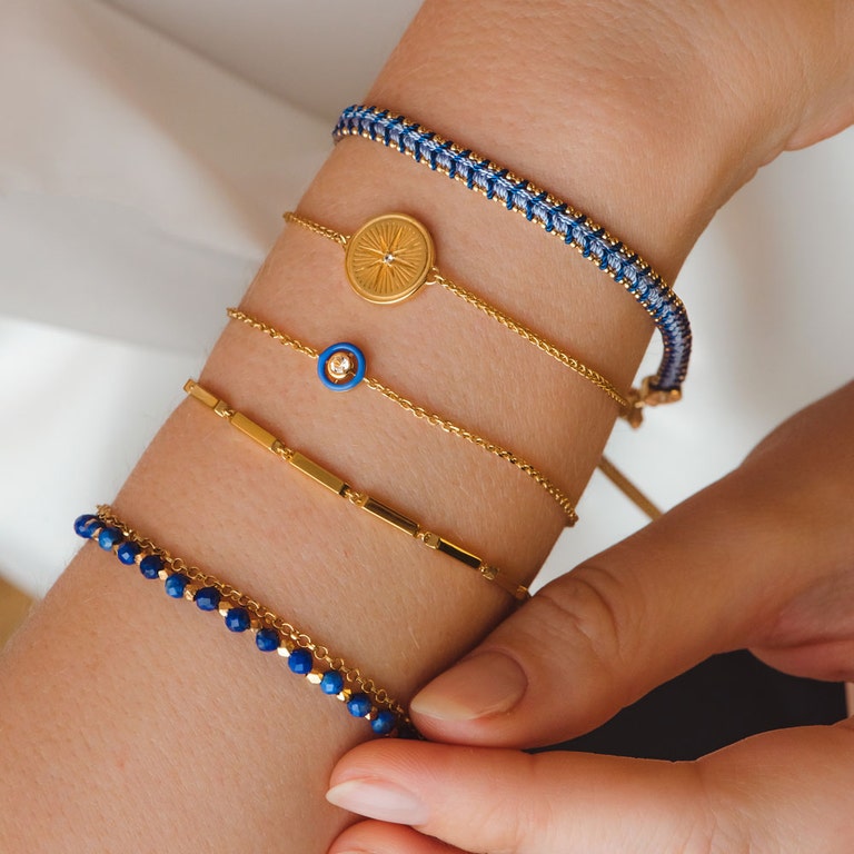 Gold Celestial Compass Kula Bracelet