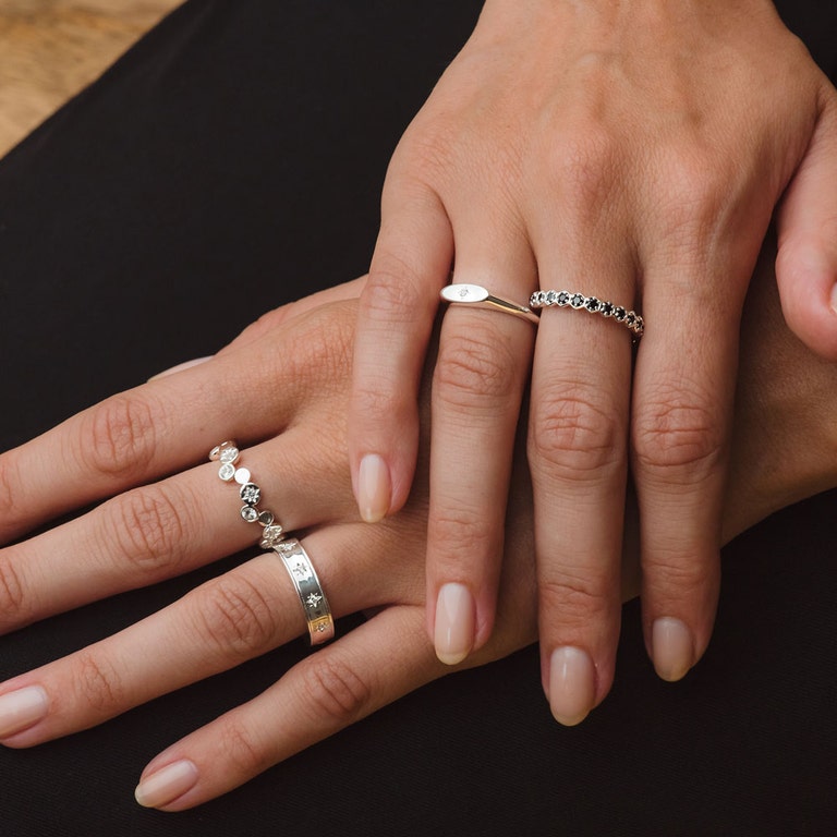 Celestial Orion Ring in Sterling Silver