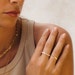 Silver Deco White Sapphire Eternity Ring