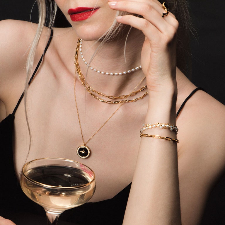 Gold Neckmess Stack