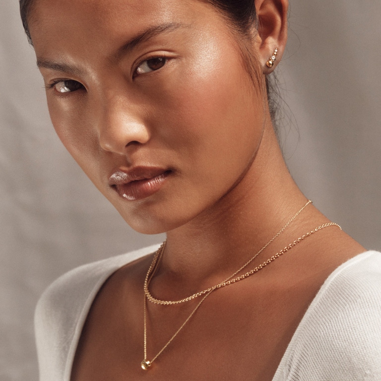 Gold Aurora Chain Necklace