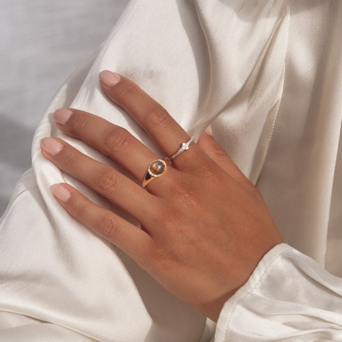 Silver Luna Light Ring