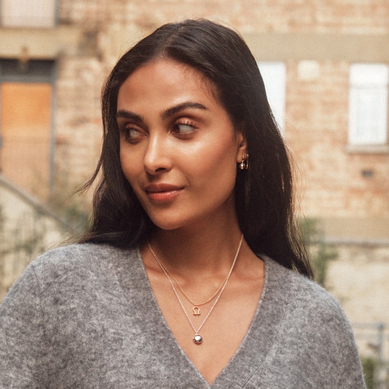 Silver Biography Mini Locket Necklace