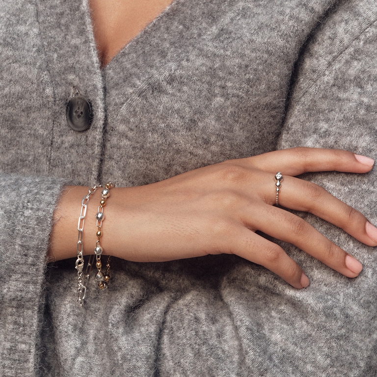 Gold and Silver Aurora Bracelet