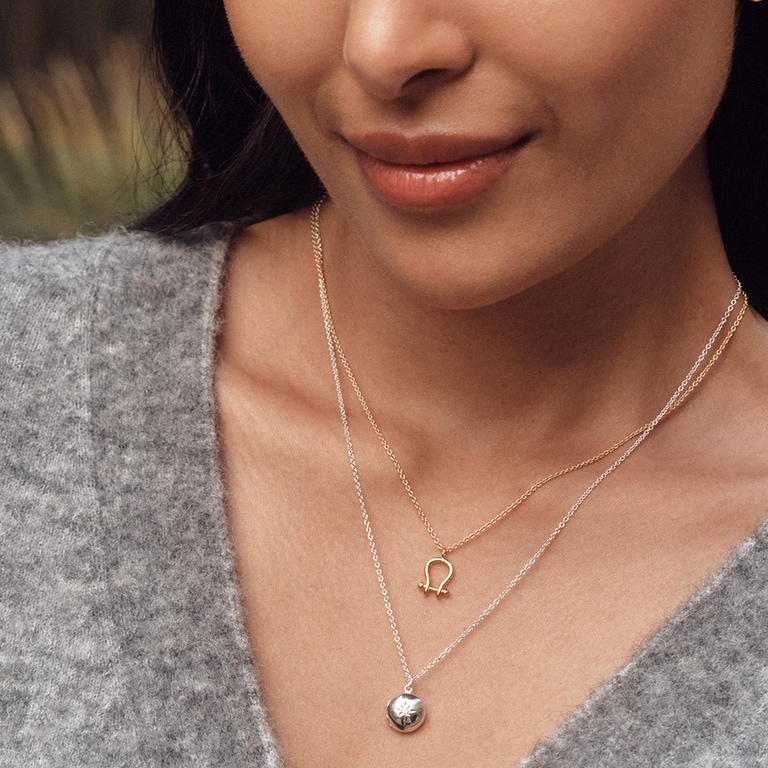 Silver Biography Mini Locket Necklace