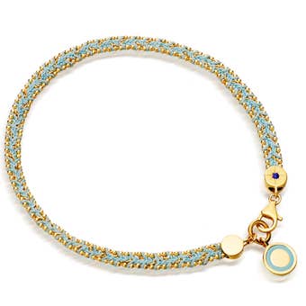 Duck Egg Cosmos Biography Bracelet - Yellow