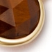 Gold Biography Tigers Eye Charm