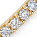 Solid Gold Half Eternity Lab Grown Diamond Ring