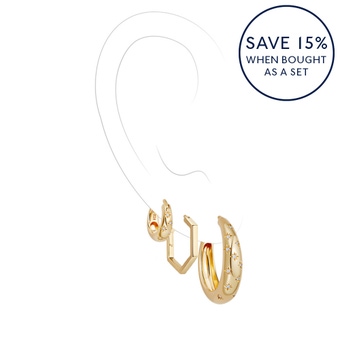 Gold Celestial Deco Ear Stack