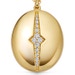 Gold Luna Light Oval Locket Necklace