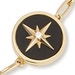 Gold Polaris Black Onyx Locket Bracelet