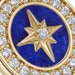 Gold Polaris Lapis Signet Ring