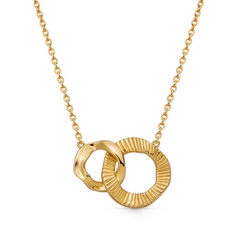 Gold Raye Link Necklace