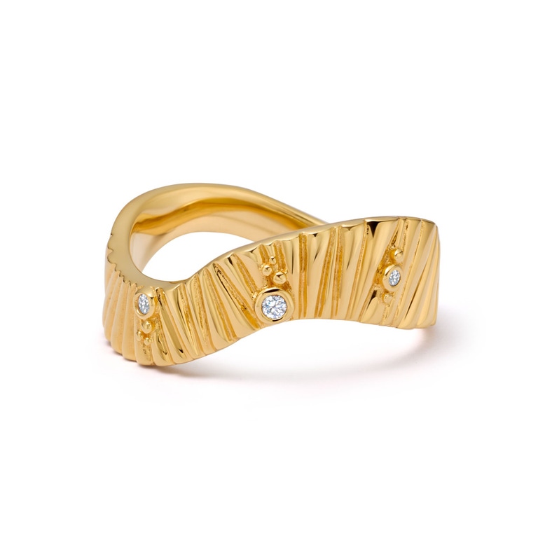 Gold Raye Ring