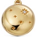 Gold Tiny Star Mini biography locket