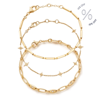 Gold Bracelet Stack