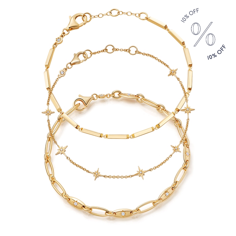 Gold Bracelet Stack