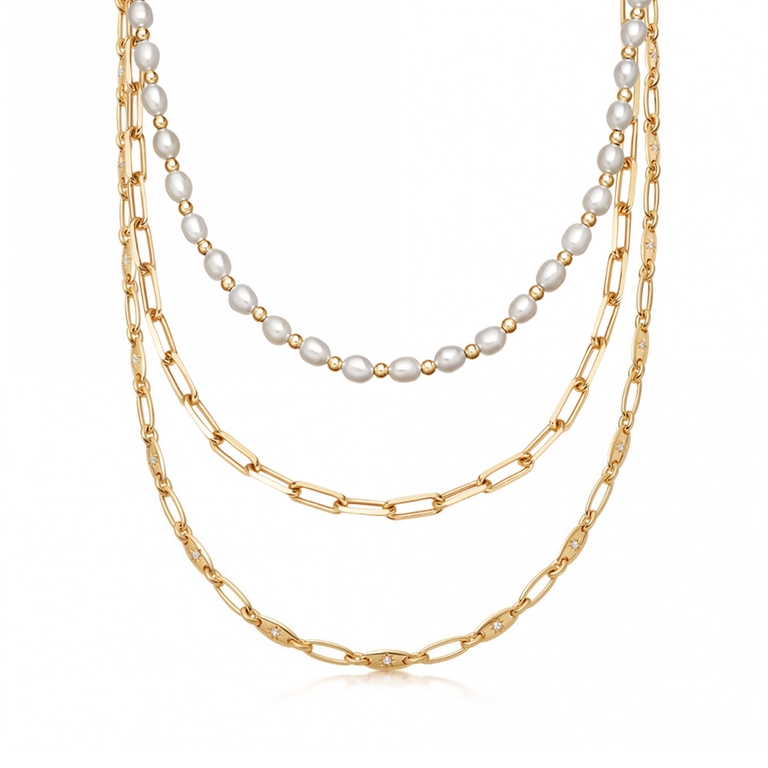 Gold Neckmess Stack
