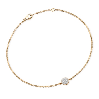 Mini Icon Bracelet in Yellow Gold