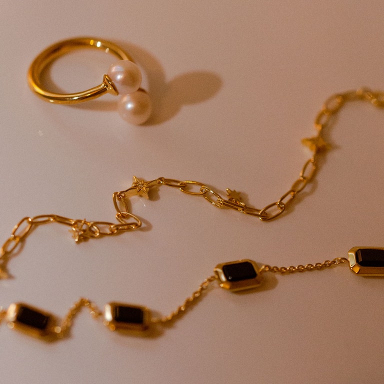 Tiny Star Charm Bracelet in Yellow Gold Vermeil | Astley Clarke