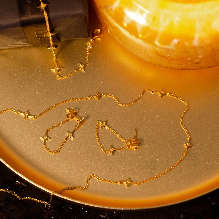 Celestial Chain Earrings