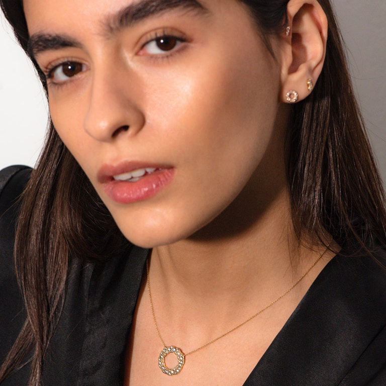 Asteri Bar Studs | 14 Ct Yellow Gold