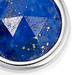 Silver Biography Lapis Charm