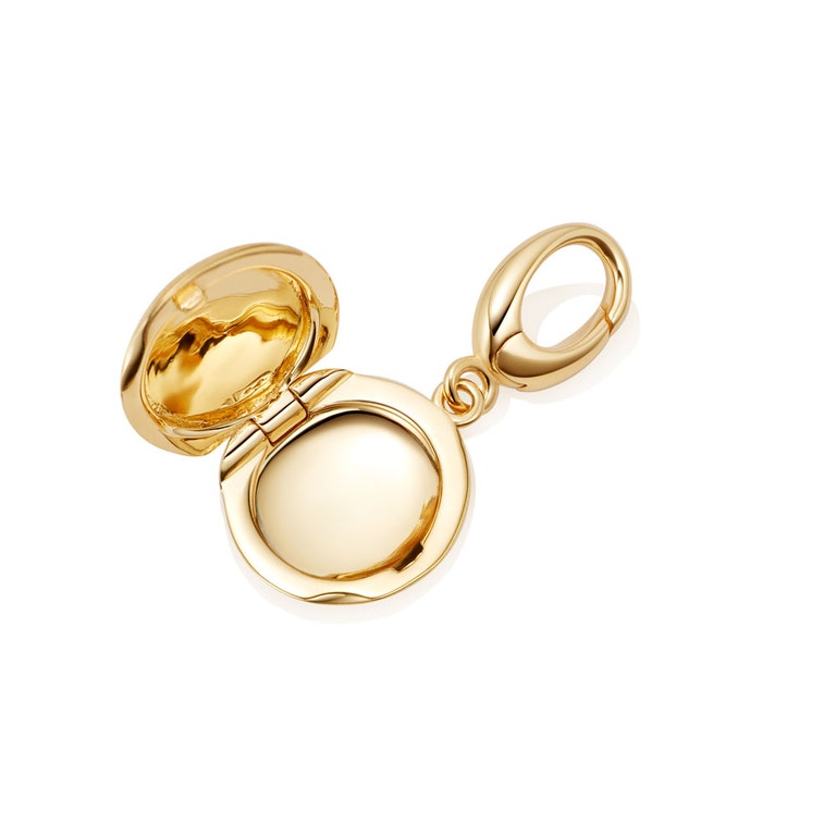 open locket charm for photos