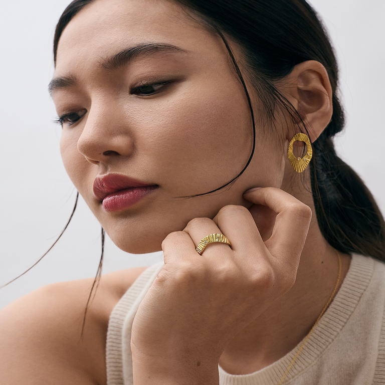 Gold Raye Ring