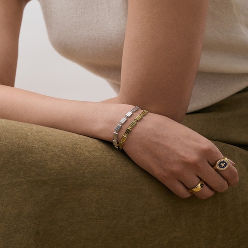 Silver Aubar Bold Bracelet