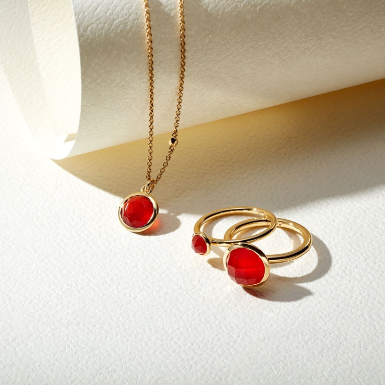 Round Stilla Ring | 18 Ct Yellow Gold Vermeil