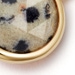 Gold Biography Dalmatian Jasper Earring Charm